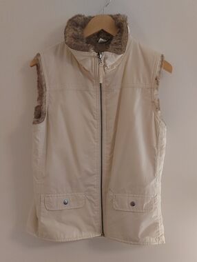 Gap double sided fur vest